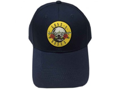 GUNS N&apos; ROSES - CIRCLE LOGO (NAVY BLUE) - KŠILTOVKA