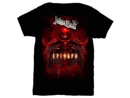 JUDAS PRIEST - EPITAPH (RED HORNS) - TRIKO