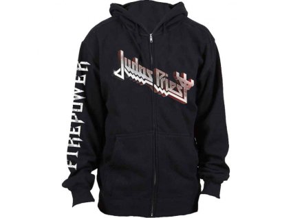 JUDAS PRIEST - FIREPOWER (ZIP) (BACK PRINT) - MIKINA
