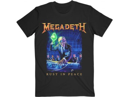 MEGADETH - RUST IN PEACE TRACKLIST (BACKPRINT) - TRIKO