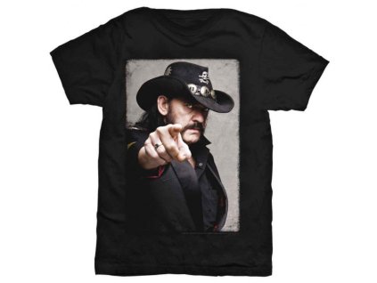 MOTORHEAD - LEMMY - POINTING PHOTO (BACK PRINT) - TIRKO