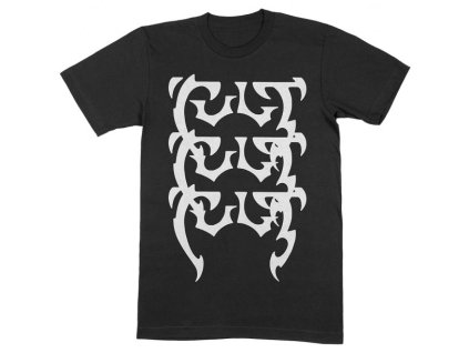 THE CULT - REPEATING LOGO - TRIKO