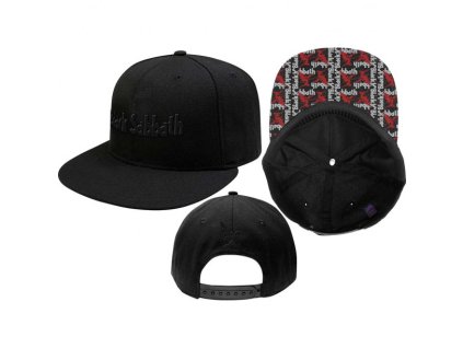 BLACK SABBATH - LOGO &amp; DEMON (SNAPBACK) - KŠILTOVKA
