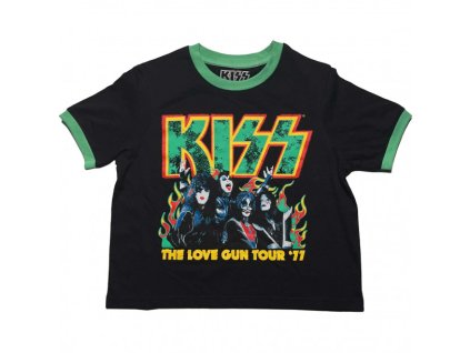 KISS - ST PADDY&apos;S (RINGER) (CROP TOP) (GIRLIE) - TRIKO