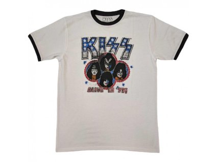KISS - ALIVE IN &apos;77 (RINGER) (WHITE) - TRIKO