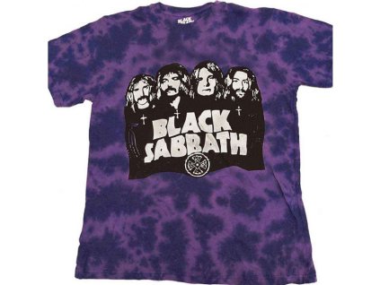 BLACK SABBATH - BAND & LOGO (WASH COLLECTION) - TRIKO