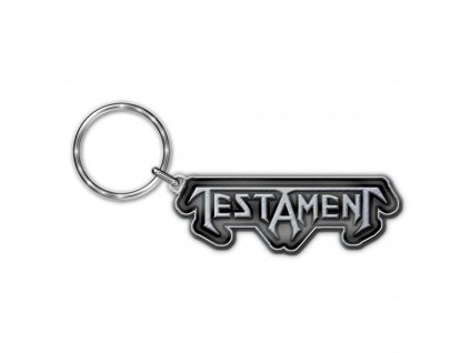 TESTAMENT - LOGO (DIE-CAST RELIEF) - PŘÍVĚSEK