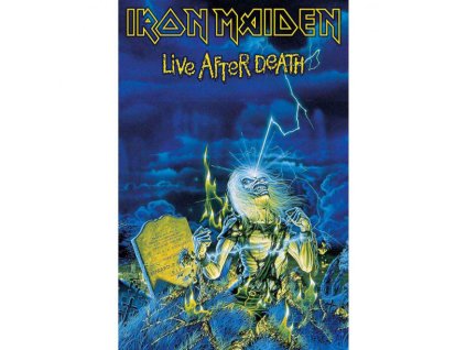 IRON MAIDEN - LIVE AFTER DEATH - TEXTILNÍ PLAKÁT