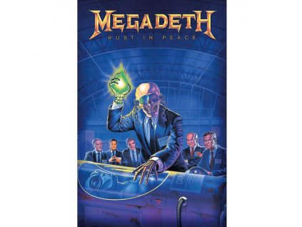 MEGADETH - RUST IN PEACE - TEXTILNÍ PLAKÁT