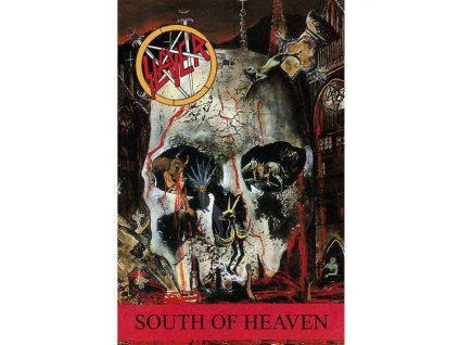 SLAYER - SOUTH OF HEAVEN - TEXTILNÍ PLAKÁT