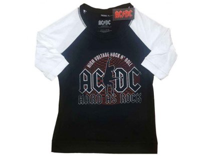 AC/DC - HARD AS ROCK (GIRLIE) (RAGLAN) - TRIKO