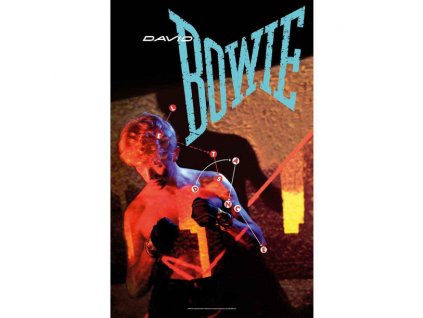 DAVID BOWIE - LET&apos;S DANCE - TEXTILNÍ PLAKÁT