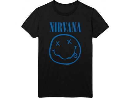 NIRVANA - BLUE HAPPY FACE - TRIKO