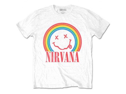 NIRVANA - HAPPY FACE RAINBOW - TRIKO