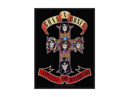 GUNS N&apos; ROSES - APPETITE FOR DESTRUCTION - NÁŠIVKA
