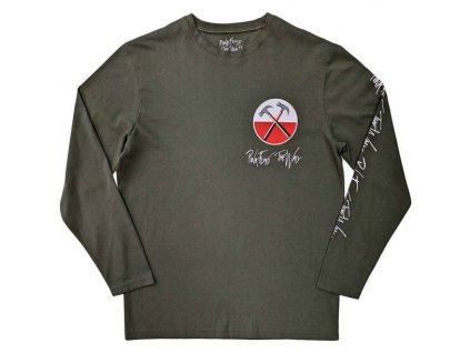 PINK FLOYD - THE WALL HAMMERS LOGO (BACK & SLEEVE PRINT) (LS) - TRIKO