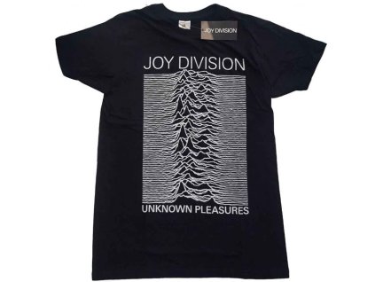 JOY DIVISION - UNKNOWN PLEASURES (WHITE ON BLACK) - TRIKO