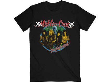 MOTLEY CRUE - DR FEELGOOD CIRCLE PHOTO (BACK PRINT) - TRIKO