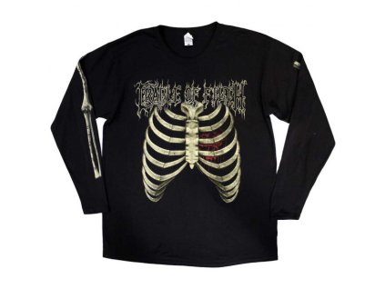 CRADLE OF FILTH - SKELETON (BACK &amp; SLEEVE PRINT) (LS) -TRIKO