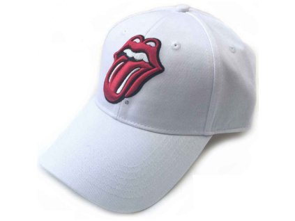 ROLLING STONES - CLASSIC TONGUE (WHITE) - KŠILTOVKA