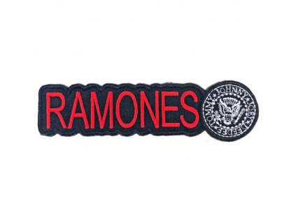 RAMONES - LOGO & SEAL - NÁŠIVKA