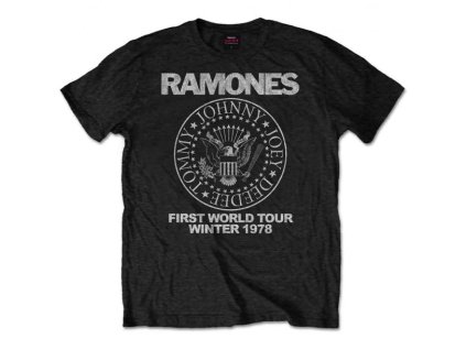 RAMONES - FIRST WORLD TOUR 1978 - TRIKO