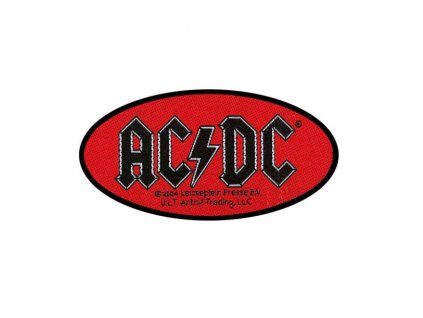 AC/DC - OVAL LOGO 2 - NÁŠIVKA