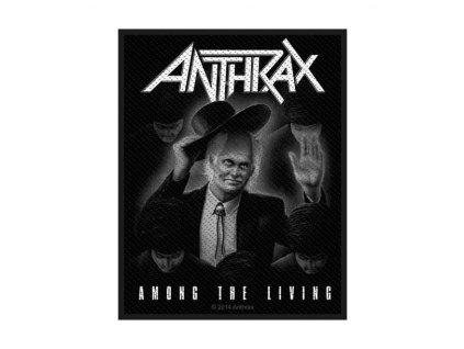 ANTHRAX - AMONG THE LIVING (BLACK/WHITE) - NÁŠIVKA