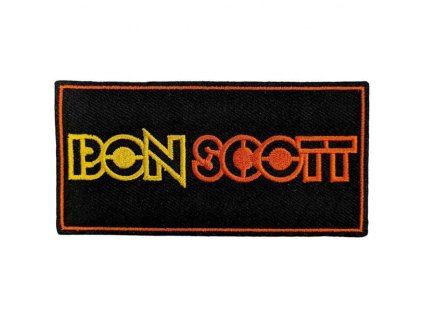 BON SCOTT - LOGO - NÁŠIVKA