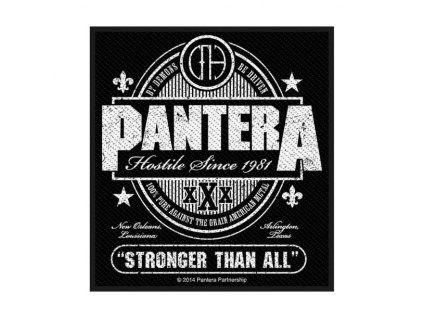 PANTERA - STRONGER THAN HELL - NÁŠIVKA