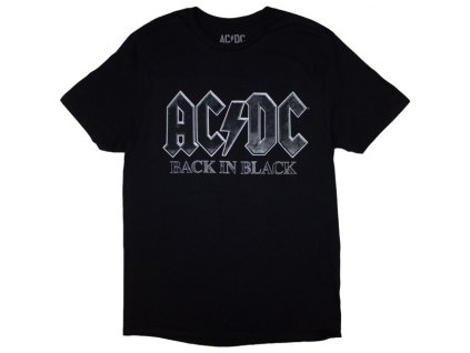 AC/DC - BACK IN BLACK PWR-UP EU TOUR 2024 (BACK PRINT) - TRIKO