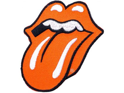 ROLLING STONES - CLASSIC TONGUE (ORANGE) - NÁŠIVKA