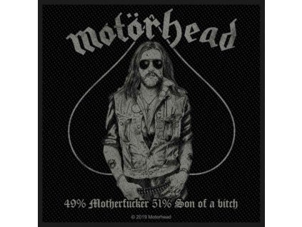 MOTORHEAD - 49% MOTHERFUCKER - NÁŠIVKA