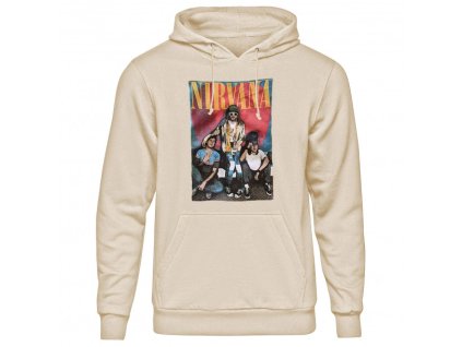 NIRVANA - TRAPPER HAT MONO LOGO (SAND) - MIKINA