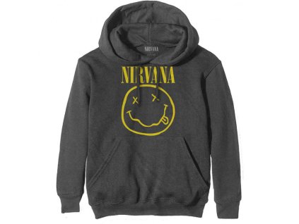 NIRVANA - XEROX HAPPY FACE (GREY) - MIKINA