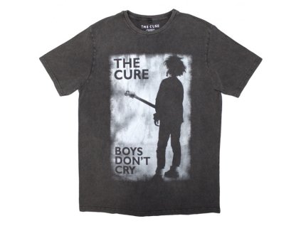 THE CURE - BOYS DON&apos;T CRY BLACK & WHITE (CHARCOAL GREY) - TRIKO