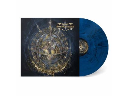 FRONT ROW WARRIORS - RUNNING OUT OF TIME (TWILIGHT BLUE MARBLED VINYL) - LP)
