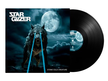 Stargazer black vinyl mockup