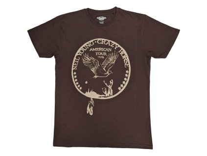 NEIL YOUNG - TOUR '76 SEAL (BROWN) - TRIKO
