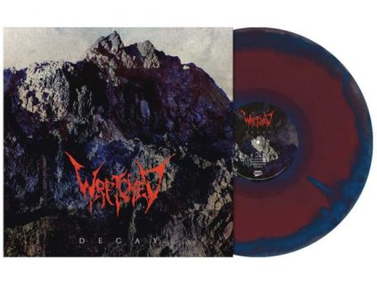 wretched decay the truth oxblood blue silver merged lp