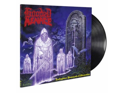 hooded menace lachrymose monuments of obscuration black lp