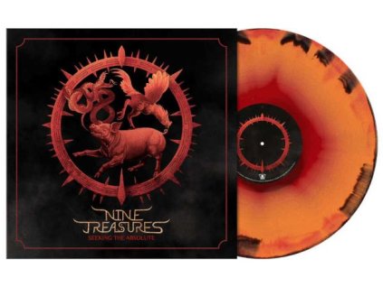 nine treasures seeking the absolute orange red black melt lp