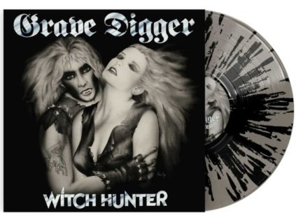 grave digger witch hunter black white splatter