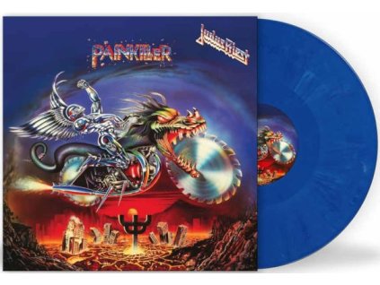 judas priest painkiller blue marbled lp