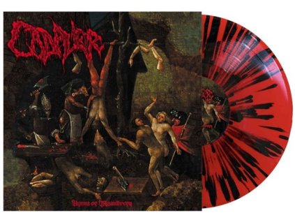 cadaver kymns of misantrophy red black splatter lp
