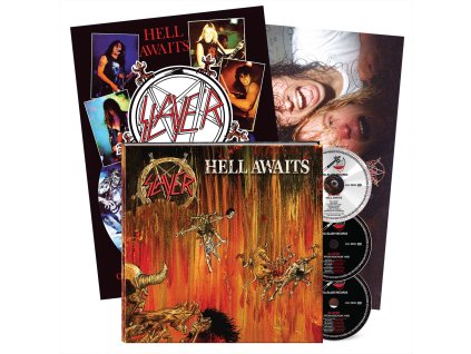 SLAYER - HELL AWAITS (40TH ANNIVERSARY EARBOOK) - 3CD