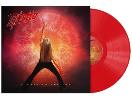 92653 tyketto closer to the sun red lp mockup vinyl napalm records