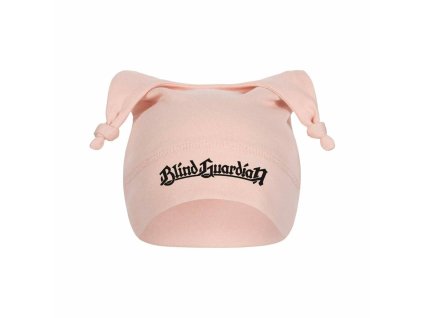 blind guardian logo baby muetzchen hellrosa schwarz one size