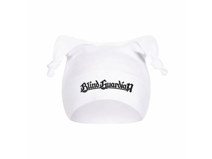 blind guardian logo baby muetzchen weiss schwarz one size