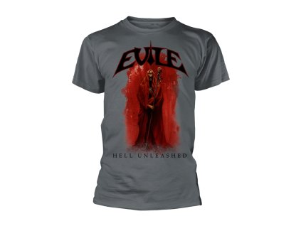 EVILE - HELL UNLEASHED (CHARCOAL) - TRIKO (Barva Šedá, Velikost S)